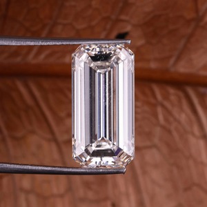 Diamante Cultivado en Laboratorio al por Mayor, Corte Esmeralda, Color D E, Claridad VVS1 VS1, Certificado IGI, Diamante Suelto AAA para Joyería, de 3 a 5 Quilates - Product Image 1