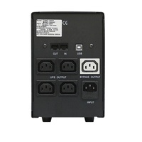 POWERCOM BNT-2000VA 2000VA 2KVA UPS Monofásico Interactivo con la Red, Sistema de Alimentación Ininterrumpida para Computadora, Pantalla LED, AVR, Batería