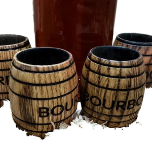 Jarra de Cerveza de Madera 100% Natural Hecha a Mano, 500ml, Impermeable, con Caja de Regalo, Utensilios de Bar, Técnica de Pulido Personalizada, Diseño Personalizado - Product Image 1