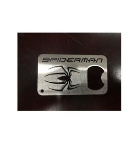 Abridor de Botellas Grabado con Diseño de Spider-Man en Acero Inoxidable, Herramienta de Bar para Cerveza, Vino y Uso Doméstico - Product Image 1