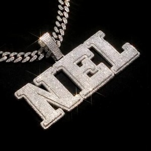 Personalized Rapper Jewelry For Men Women Customized Letter <b>Charm</b> Pendant 925 <b>Silver</b> Hip Hop Jewelry Iced Out Moissanite Pendant - Product Image 2