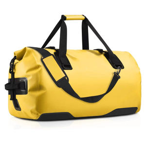 Nouveau sac de sport en nylon gris avec sangle réglable, 30-40L, résistant à l'eau, unisexe, fermeture éclair décontractée - Product Image 4