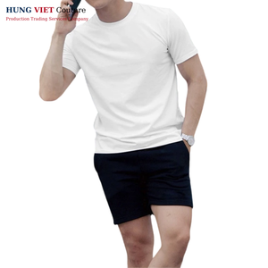 Fábrica de Vietnam sin agente Envío directo a Laos Camisetas de algodón personalizadas de 160gsm - Product Image 4