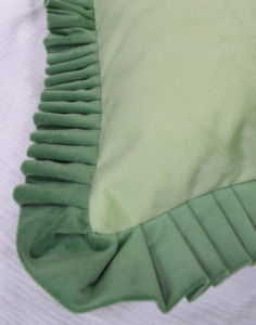 Soft Premium Velvet Ruffle Cushion Cover Decorative <b>Pillow</b> Case Modern Sofa Bed <b>Decor</b> Wholesale Supplier Hot Selling Cushion - Product Image 2