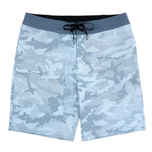 Men's <b>Light</b> Blue Sublimation Swim Shorts With Fish Print Quick Dry Drawstring Casual <b>Board</b> Shorts - Product Image 3