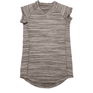 Camiseta de Manga Raglán con Cuello en V a Rayas Rosas para Hombre, Corte Regular, Tejido de Punto, Secado Rápido, Estilo Deportivo - Product Image 5