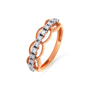 แหวนเพชรทรงมงกุฎหรูหรา ฝังเพชรแบบ Eternity ทองคำขาว 18K ทรงกลม สำหรับเจ้าสาวหรือวันครบรอบ - Product Image 1