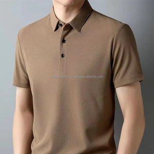 Camiseta unisex de verano para hombre, ropa deportiva informal de manga larga, polos transpirables de algodón ajustados, polos para hombre - Product Image 1