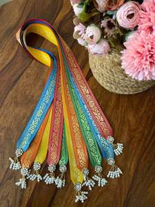 Guirnalda de bienvenida artesanal india para invitados de boda, Baraat Swagat Milni Mala Haar Patka, regalo para padrinos de boda y damas de honor - Product Image 3