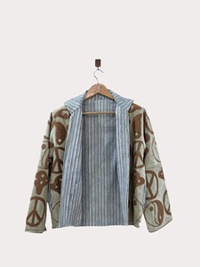 เสื้อแจ็คเก็ตผ้าฟลีซ คอจีน แขนยาว ลายสัญลักษณ์สันติภาพ ไซส์พลัส สำหรับผู้หญิง ใส่ในฤดูใบไม้ร่วง ผ้าเทอร์รี่ ปิดด้วยซิป - Product Image 2