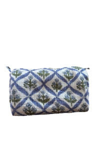 Bolsa de Maquillaje Acolchada de Algodón con Estampado a Mano, Organizador de Cosméticos de Viaje, Juego de 3 Bolsas, Precio al por Mayor - Product Image 2