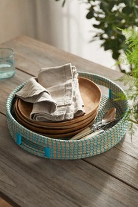 Minimal Design Eco-friendly Versatile Handwoven Seagrass <b>Serving</b> <b>Tray</b> From Vietnam - Product Image 3
