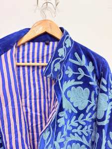 Embroidered <b>Jacket</b> Velvet Suzani Suzani <b>Jacket</b> For Women Winter <b>Jacket</b> Handmade Short <b>Jacket</b> <b>Hippie</b> Suzani Embroidery <b>Jacket</b> - Product Image 5