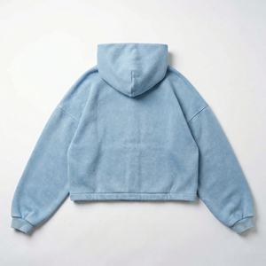 Sudaderas con Logotipo Bordado Personalizado para Hombre |   Suéter de Forro Polar de Algodón Grueso, Tejido e Impermeable |   Cremallera con cierre de marca privada OEM - Product Image 2