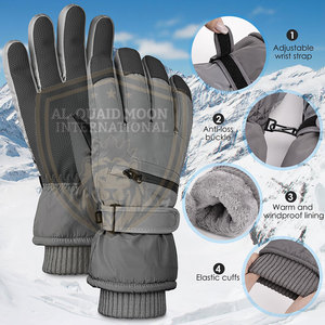 Waterproof Light <b>Weight</b> Ski <b>Gloves</b> Custom Made Latest Design Ski <b>Gloves</b> Top Quality Ski <b>Gloves</b> - Product Image 2