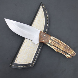 Cuchillos de Caza Damasco Hechos a Mano de Primera Calidad, Mango de Hueso OEM, Alta Dureza, Precio al por Mayor para Grandes Cantidades - Product Image 4