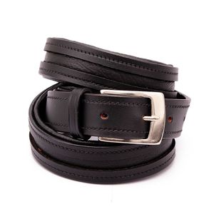 Cinturón de Cuero Genuino con Incrustaciones, Estilo Occidental, Hecho a Mano, con Logotipo Personalizado, Venta al Por Mayor, Calidad Premium - Product Image 2