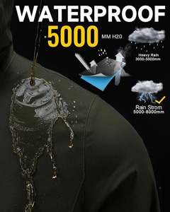 Combinaison de pluie professionnelle pour l'extérieur, légère, imperméable, vêtements d'aventure, fabrication en usine - Product Image 4
