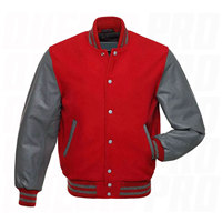 Veste universitaire bleu marine pour homme avec manches en cuir PU et bordure jaune, style preppy, fermeture boutonnée, coupe classique, pour l'automne