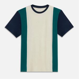 T-shirt décontracté personnalisé pour homme, style hip-hop, en toile, athlétique, été, couleur personnalisée, 100 % coton, manches courtes, imprimé, respirant - Product Image 1
