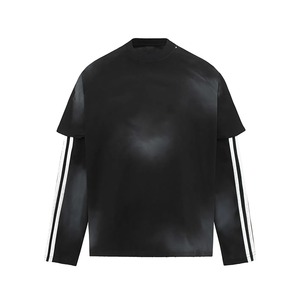 เสื้อยืดแขนคู่สุดเท่สำหรับผู้ชายจากซัพพลายเออร์ปากีสถาน พร้อมบริการ OEM ODM เสื้อผ้าทันสมัยสวมใส่สบายสำหรับผู้ซื้อ - Product Image 1