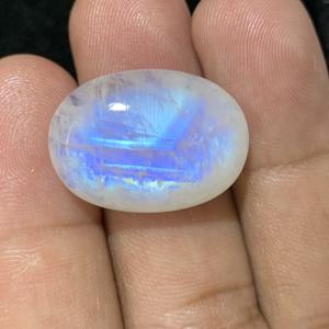 Piedras de Piedra Lunar Arcoíris Naturales Certificadas por AAA para Joyería, Piedras Preciosas Sueltas de Alta Calidad: Zafiro, Rubí y Esmeralda - Product Image 3