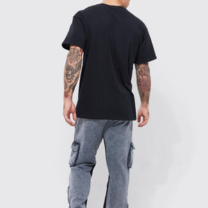 Pantalones Jogger de Algodón 100% con Lavado Ácido, Estilo Casual Vintage, con Logotipo Personalizado, Tallas Grandes para Hombre, Colección 2025 - Product Image 5