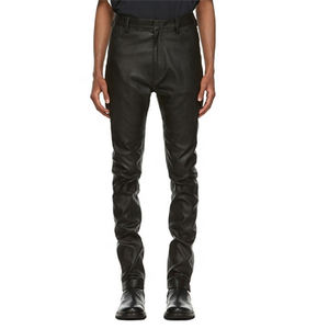 Pantalones de Cuero de Diseño para Hombre, Ropa de Moda Personalizada, OEM ODM, Pantalones de Cuero Genuino, Calidad de Fabricación Premium - Product Image 3