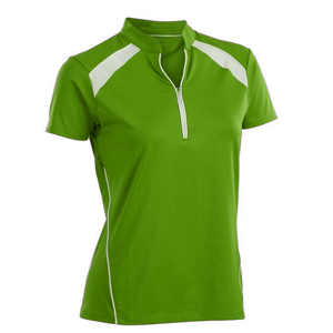 Polo de Manga Corta para Hombre, Color Naranja, Tejido de Punto, Secado Rápido, con Cierre, Estilo Deportivo - Product Image 2