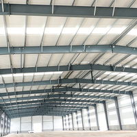 Structure en métal préfabriquée pour entrepôt, atelier, hangar, bâtiment en structure acier