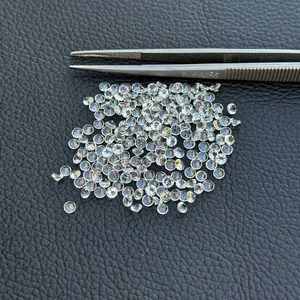 Wholesale Price Top Quality 2mm Natural Crystal Quartz Faceted Round Cut Loose Gemstones At Discount Price From Supplier