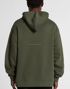 เสื้อฮู้ดดี้ผู้ชายไซส์ใหญ่พิเศษสำหรับฤดูหนาว ผ้าฝ้ายฟลีซ 100% คอกลม มีฮู้ด พร้อมบริการสกรีนลายตามสั่ง - Product Image 2