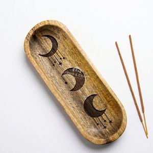 Brûleur d'encens arabe élégant Bakhoor, design floral tendance en bois de santal, encens religieux traditionnel pour les maisons du Moyen-Orient - Product Image 1