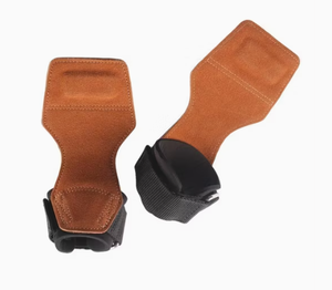 Poignées de gymnastique réglables en cuir premium Hardihood International avec fermeture auto-agrippante pour le cross-training, la musculation et le fitness - Product Image 2