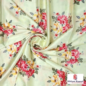 Fabricant de tissus en satin japonais imprimés, sur mesure, OEM, ODM, pour vêtements, textiles de mariage et de maison, usine d'exportation - Product Image 1