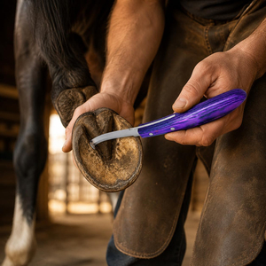 Couteaux de fermeur pour soins des sabots d'animaux à prix raisonnable, lame tranchante, poignée antidérapante, instruments vétérinaires pour chevaux - Product Image 6