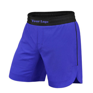 Nouveaux shorts MMA pour hommes, longueur genou, personnalisables, pour le combat et la gym, avec cordon de serrage, en vente - Product Image 1