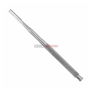 Cincel para Huesos Gardner, Recto, de Una Sola Biselada, Hoja de 3 mm de Ancho, Acero Inoxidable, Instrumento Quirúrgico Ortopédico Dental para Cortar Huesos - Product Image 1