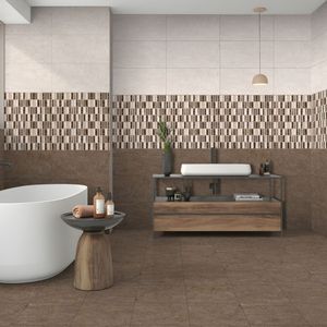 Elegant 300x600 White Glossy Ceramic Wall Tile Minimalist Style for Luxury Corporate Office and Commercial Building Design - Product Image 3
