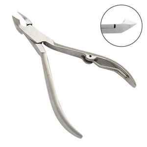 Coupe-ongles professionnel compact et léger russe, courbé, adapté aux bébés, à large ouverture, en acier inoxydable, pour cuticules - Product Image 3