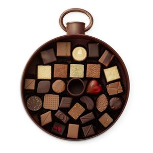 Elegant Circular Metal Serving Tray 16 Compartment Chocolate <b>Gift</b> <b>Box</b> Base Decorative Candy Plate Wholesale Party Centerpiece - Product Image 2