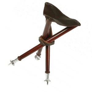 เก้าอี้พับได้สำหรับล่าสัตว์กลางแจ้ง ปี 2026 แบบสามขา พกพาสะดวก ใช้สำหรับตั้งแคมป์ ตกปลา เบาะหนังอย่างดี เหมาะสำหรับการยิงปืน เดินป่า ใช้ได้ทุกฤดู - Product Image 5