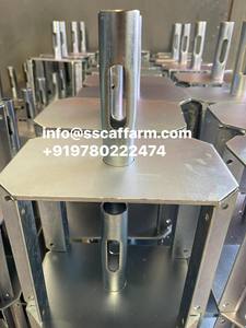 Gato de acero con cabeza de cuatro vías de la mejor calidad, Gato de horquilla de encofrado, gatos de apoyo de andamio de estilo moderno - Product Image 5