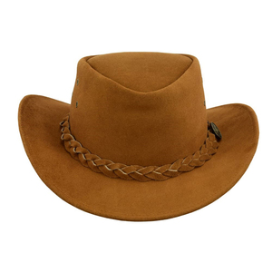Custom Premium Quality Genuine Leather <b>Hats</b> <b>Western</b> Cowboy <b>Hats</b> Custom Size Comfortable Outdoor Leather Cowboy <b>Hat</b> - Product Image 1