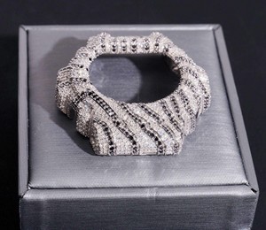 Luxury Custom DW900 Compatible <b>Watch</b> Iced Bezel Steel <b>Case</b> Smooth Design DW6900 Style Custom <b>Watch</b> Iced Metal <b>Case</b> - Product Image 2
