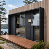 Modules de vie autonomes de luxe, maison préfabriquée moderne, maison conteneur de 20 pieds, cabines de villégiature avec chambre et salle de bain