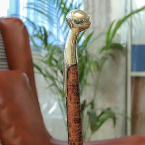 ไม้เท้าทำมือแบบกำหนดเอง ด้ามจับทองเหลืองแข็งแรง ดีไซน์ทันสมัย โดย Universal Overseas - Product Image 5