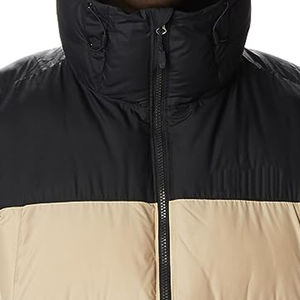 2025 Custom Designer Men's Heavy Canvas Hooded Puffer Jacket Oversized Puff <b>Padded</b> Coat with Shiny Bubble Effect - Product Image 4