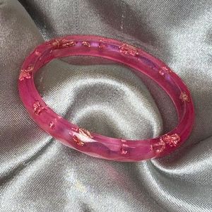 Durable Lightweight Resin <b>Bangle</b> <b>Bracelet</b> With Smooth Polished Surface Comfortable Fashion Accessory For Ladies - Product Image 2