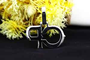 Colgante de Lujo con Diamante Moissanita VVS de Corte Brillante, Joyería Hip Hop con Letra Inicial, Plata de Ley 925 con Baño de Rodio - Product Image 4